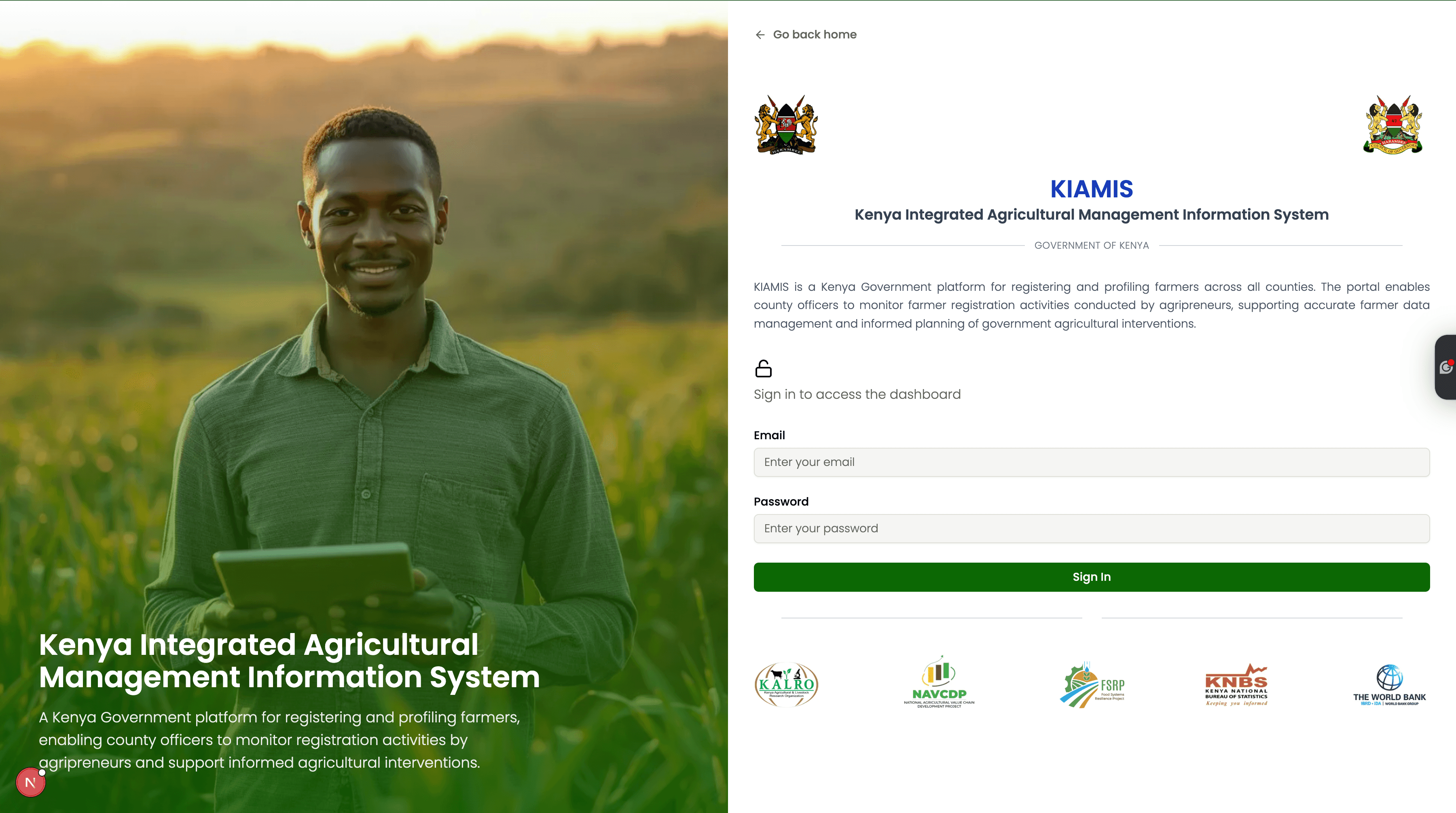Continuous Farmer Registration & Profiling